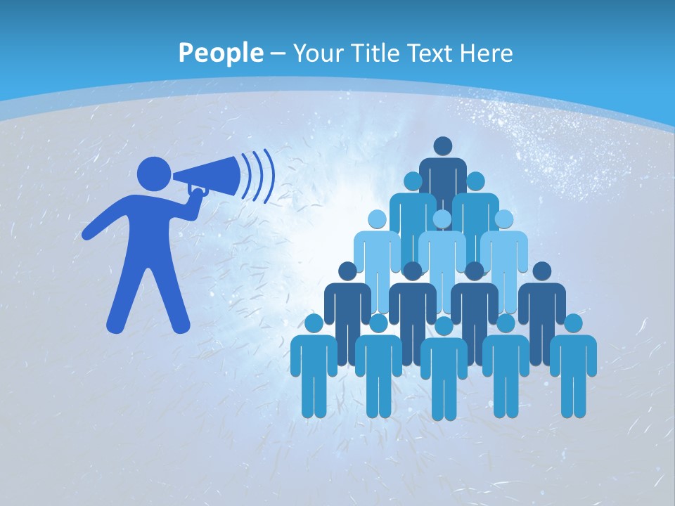 Outdoors Fish Sunburst PowerPoint Template