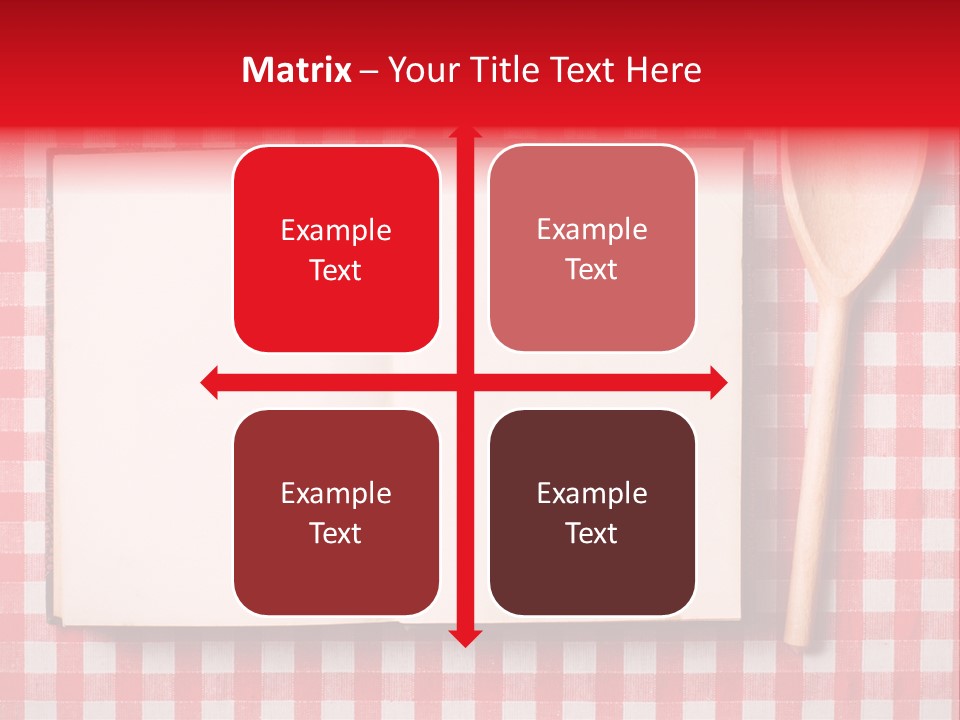 Cooking Wood Notebook PowerPoint Template