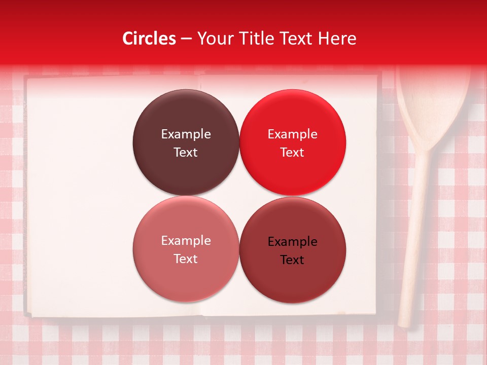 Cooking Wood Notebook PowerPoint Template