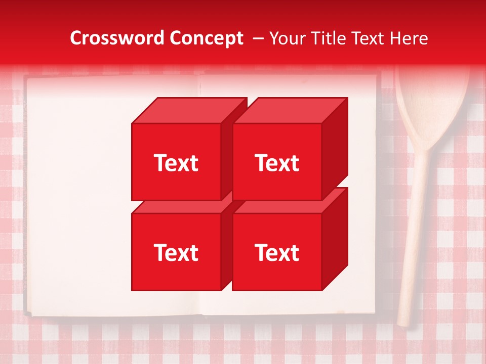 Cooking Wood Notebook PowerPoint Template