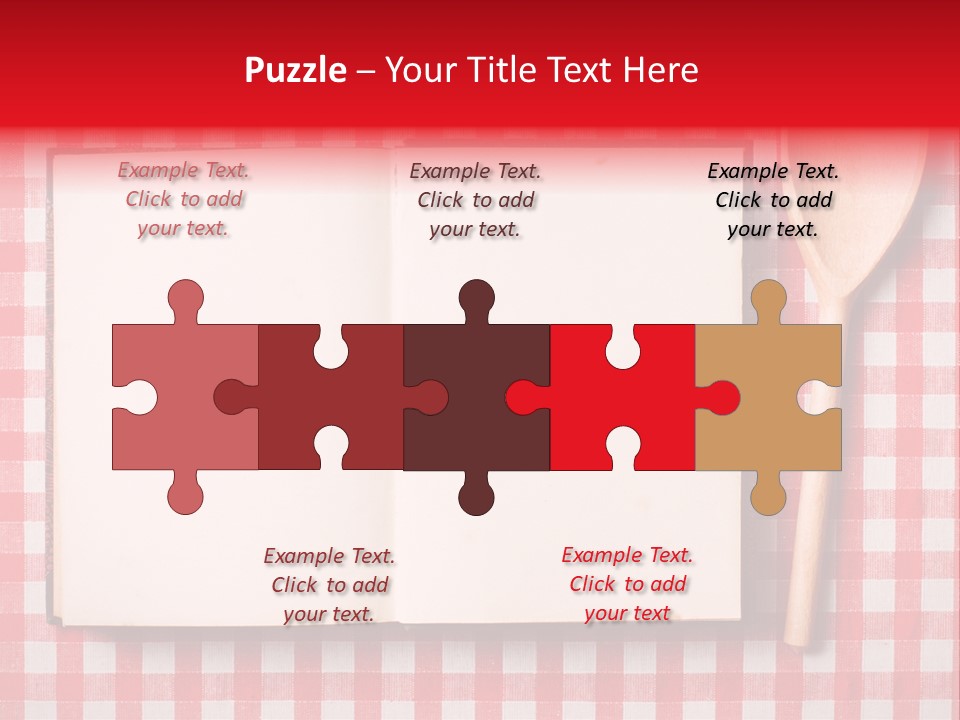 Cooking Wood Notebook PowerPoint Template