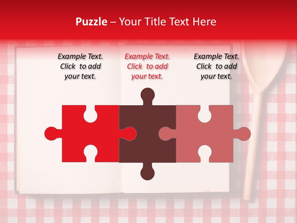 Cooking Wood Notebook PowerPoint Template