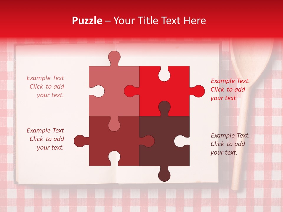 Cooking Wood Notebook PowerPoint Template