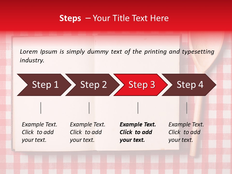 Cooking Wood Notebook PowerPoint Template