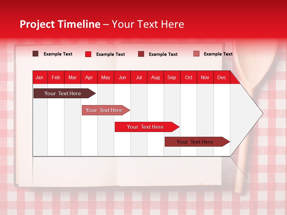 Cooking Wood Notebook PowerPoint Template