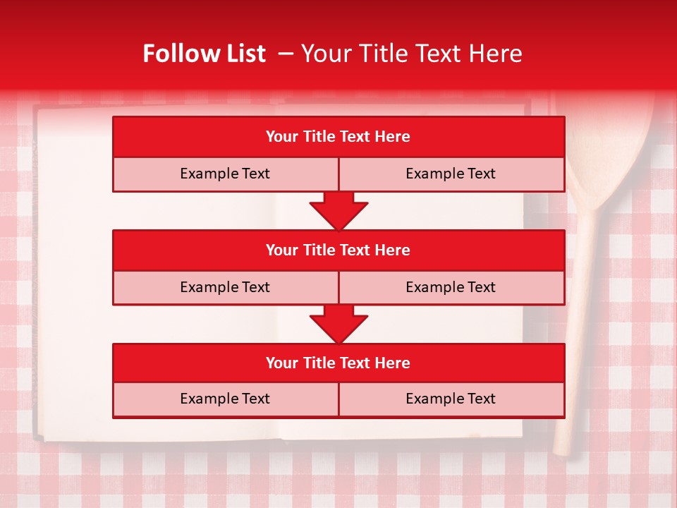 Cooking Wood Notebook PowerPoint Template