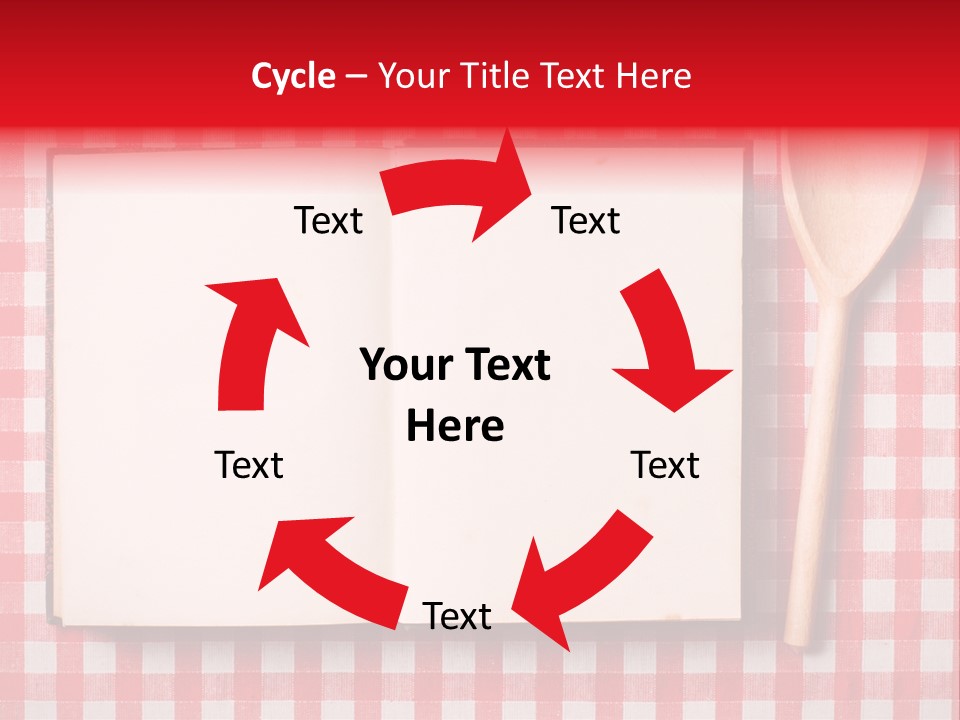 Cooking Wood Notebook PowerPoint Template