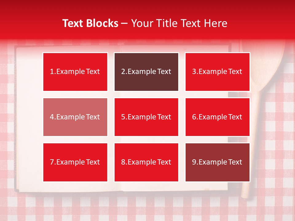 Cooking Wood Notebook PowerPoint Template