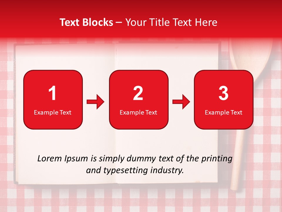 Cooking Wood Notebook PowerPoint Template