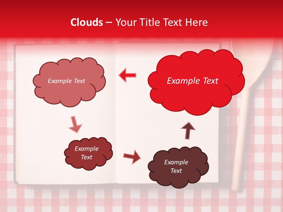 Cooking Wood Notebook PowerPoint Template