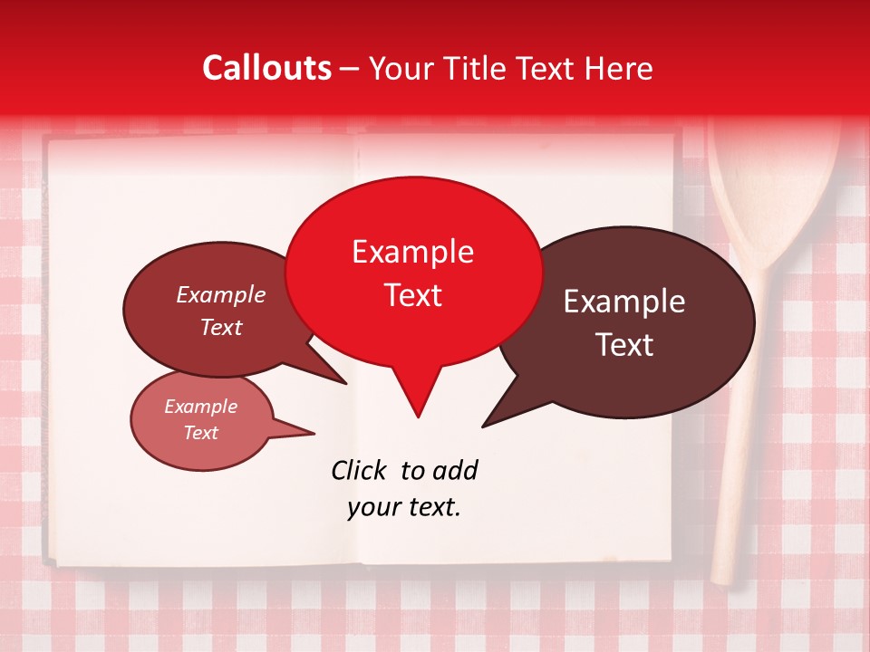 Cooking Wood Notebook PowerPoint Template