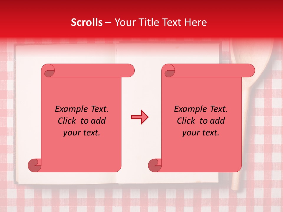 Cooking Wood Notebook PowerPoint Template