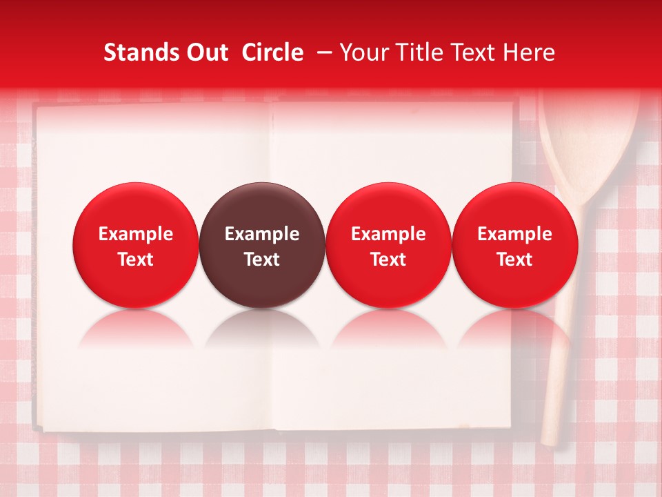 Cooking Wood Notebook PowerPoint Template