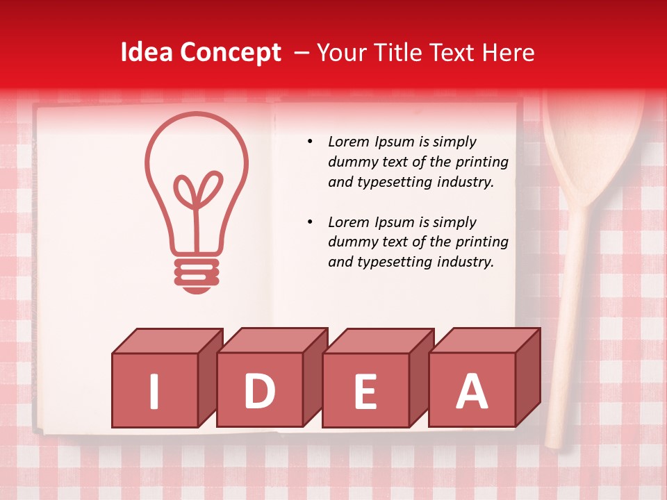 Cooking Wood Notebook PowerPoint Template