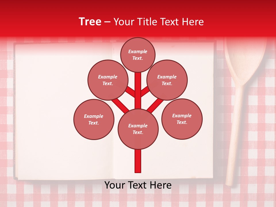 Cooking Wood Notebook PowerPoint Template