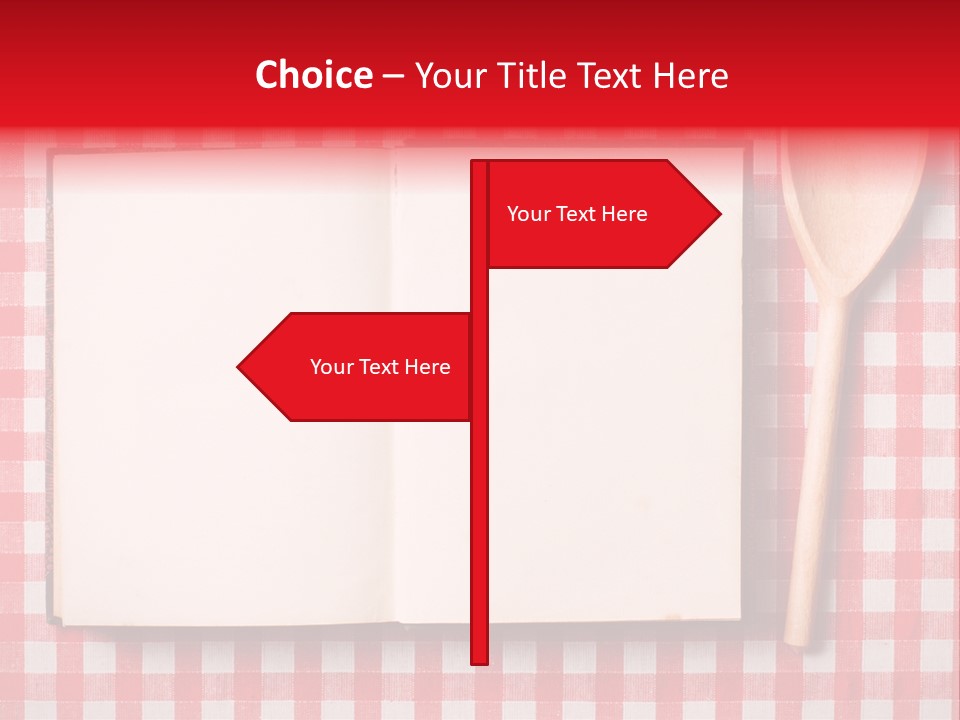 Cooking Wood Notebook PowerPoint Template