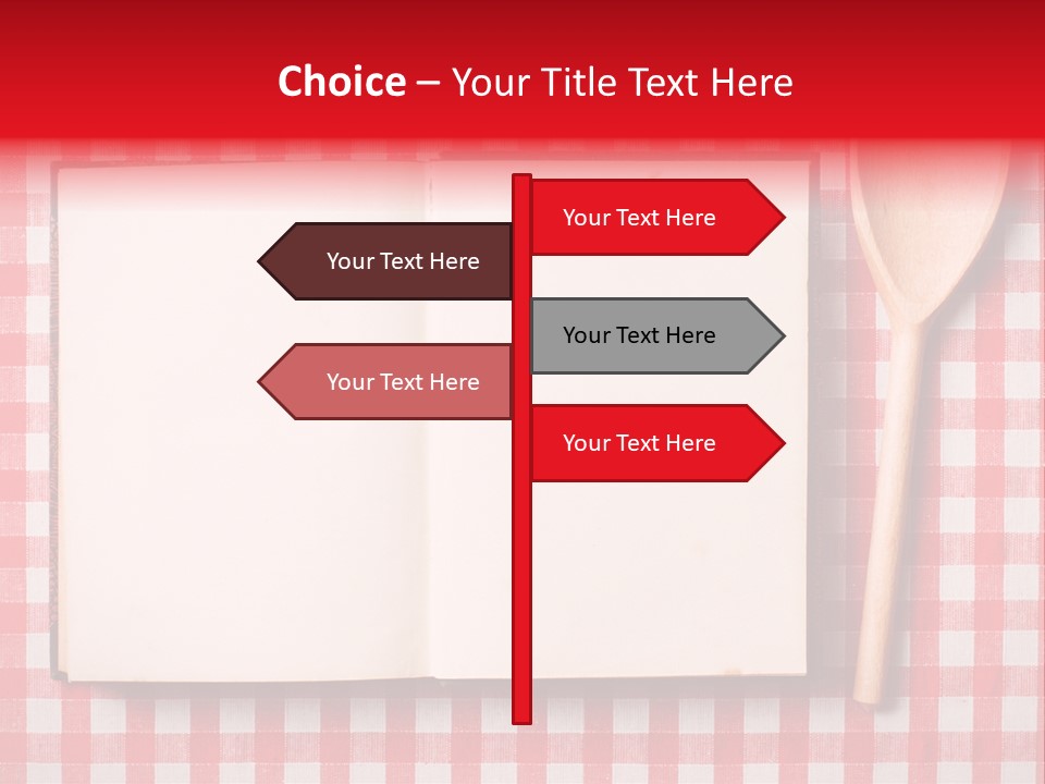 Cooking Wood Notebook PowerPoint Template