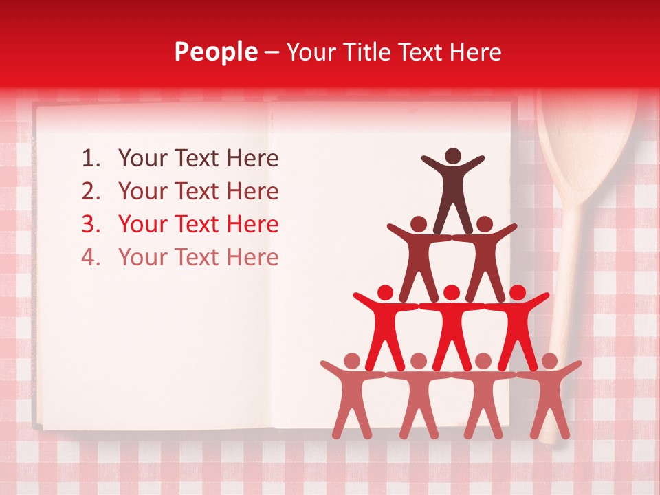 Cooking Wood Notebook PowerPoint Template