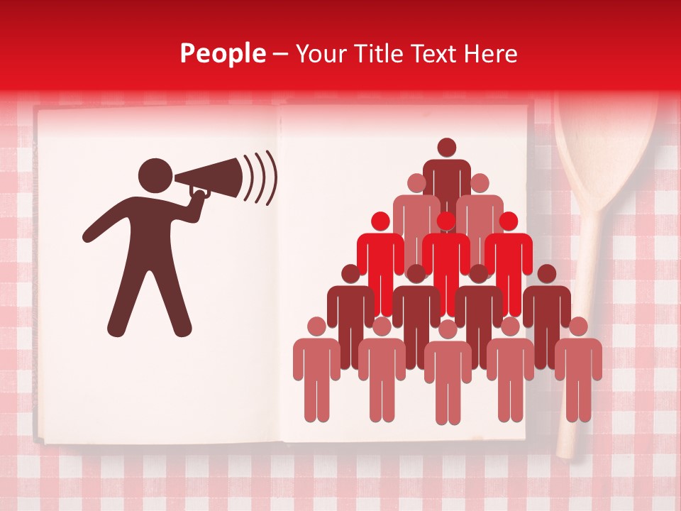 Cooking Wood Notebook PowerPoint Template