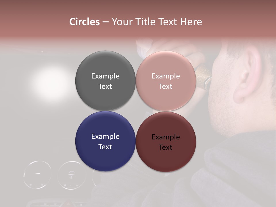Driving Escape Mirror PowerPoint Template