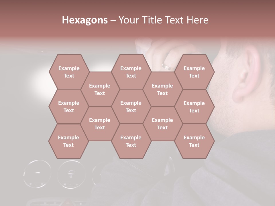 Driving Escape Mirror PowerPoint Template