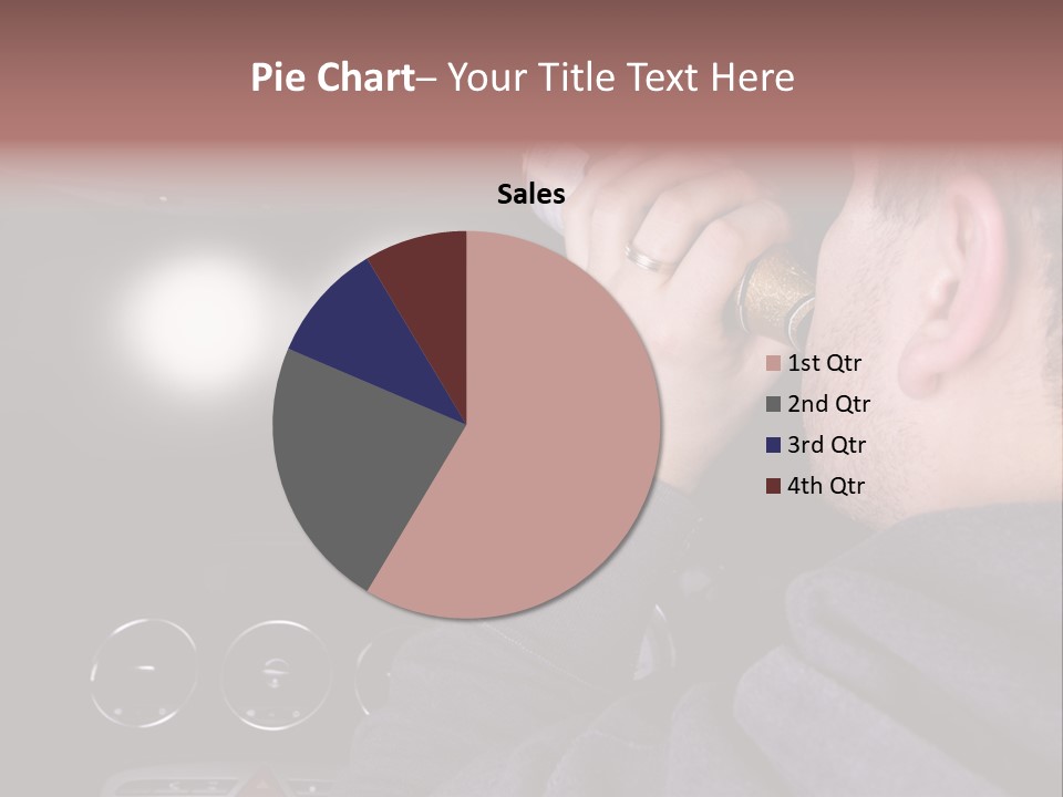 Driving Escape Mirror PowerPoint Template