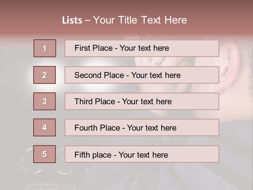 Driving Escape Mirror PowerPoint Template