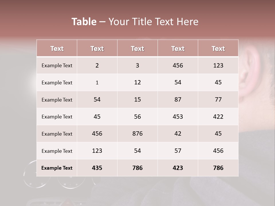 Driving Escape Mirror PowerPoint Template
