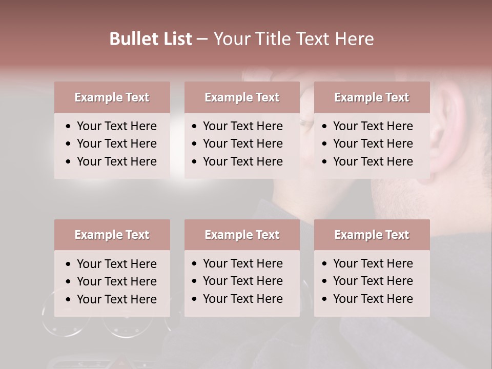 Driving Escape Mirror PowerPoint Template