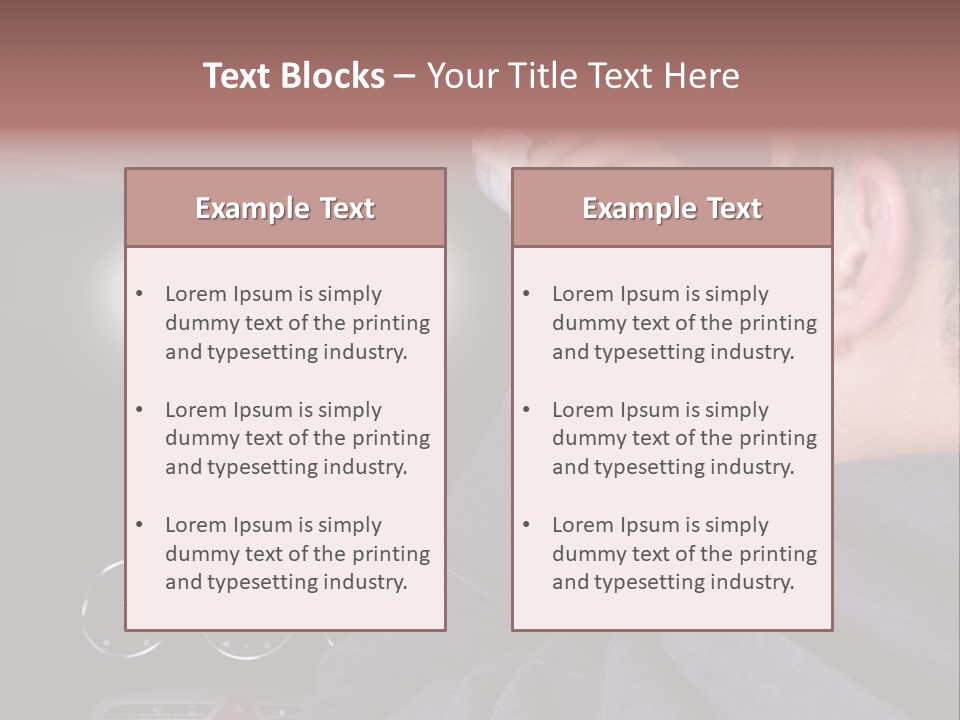 Driving Escape Mirror PowerPoint Template