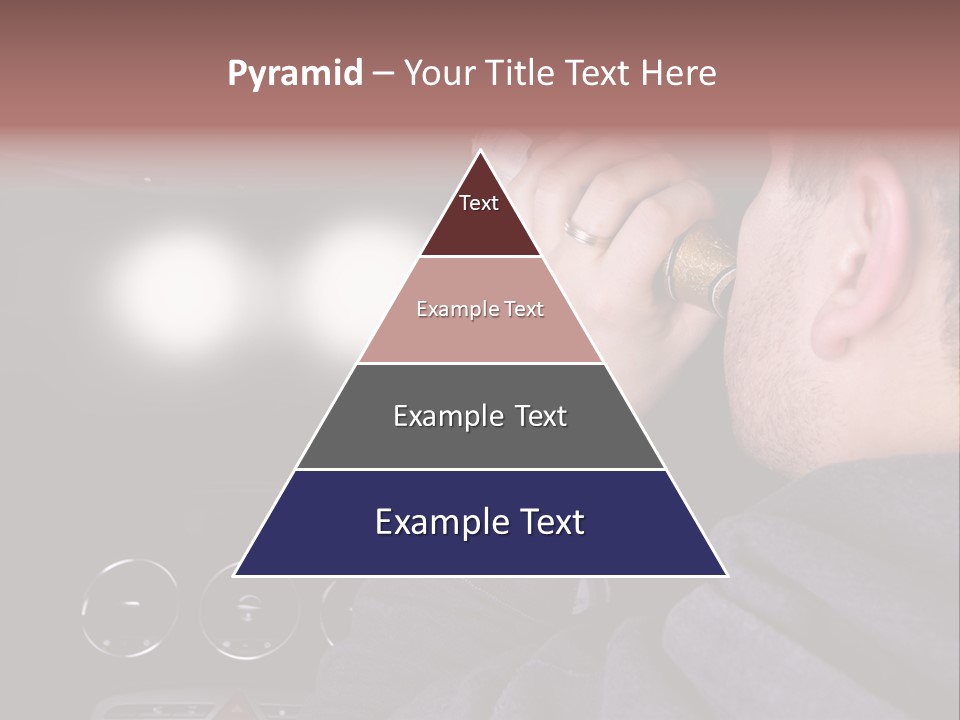 Driving Escape Mirror PowerPoint Template