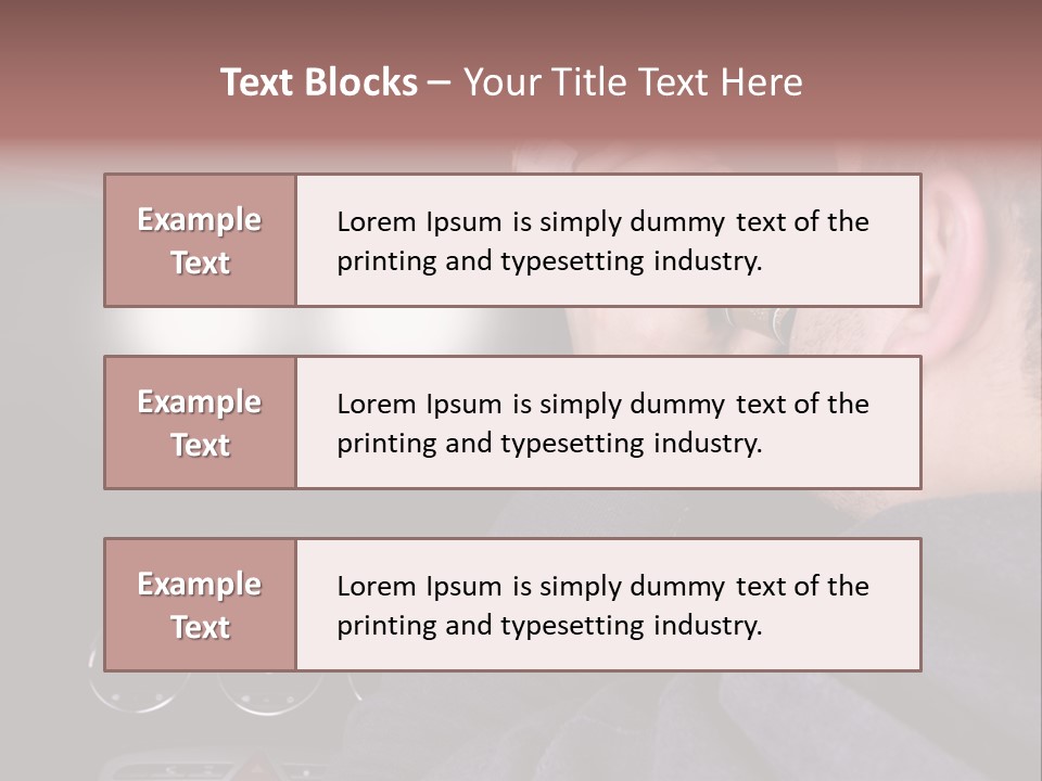 Driving Escape Mirror PowerPoint Template