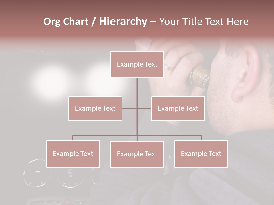 Driving Escape Mirror PowerPoint Template