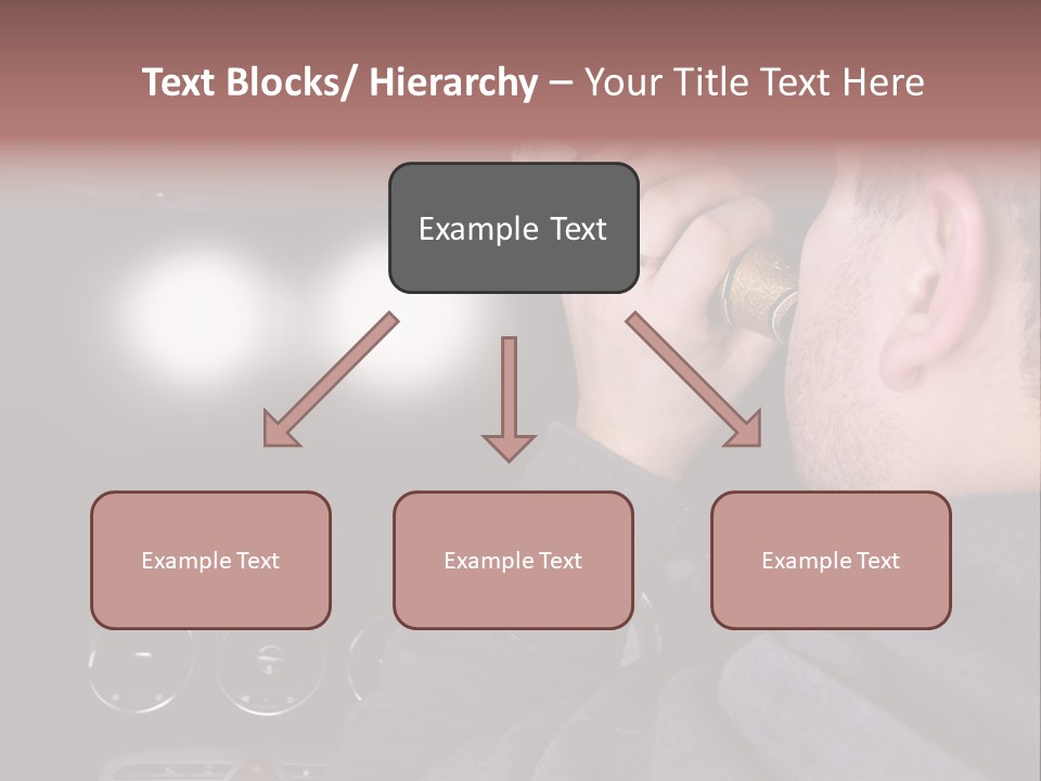 Driving Escape Mirror PowerPoint Template