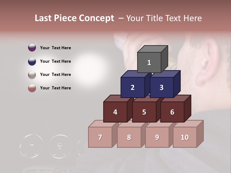 Driving Escape Mirror PowerPoint Template