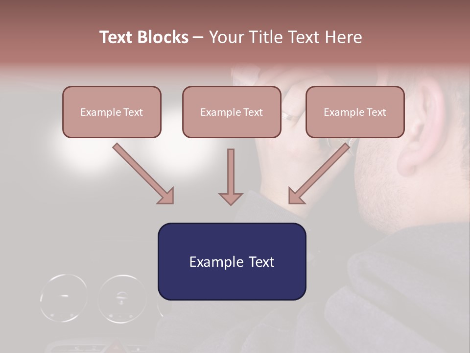 Driving Escape Mirror PowerPoint Template