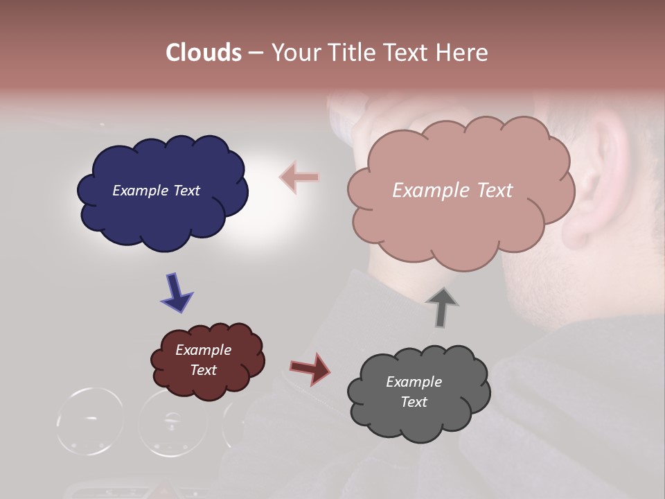 Driving Escape Mirror PowerPoint Template
