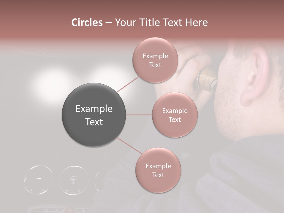 Driving Escape Mirror PowerPoint Template