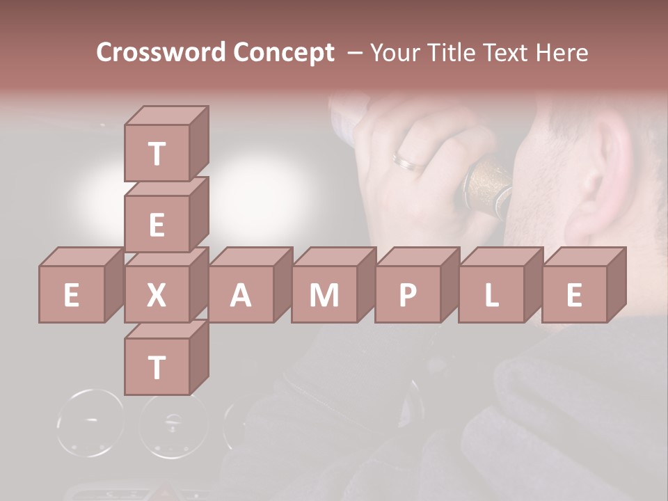 Driving Escape Mirror PowerPoint Template
