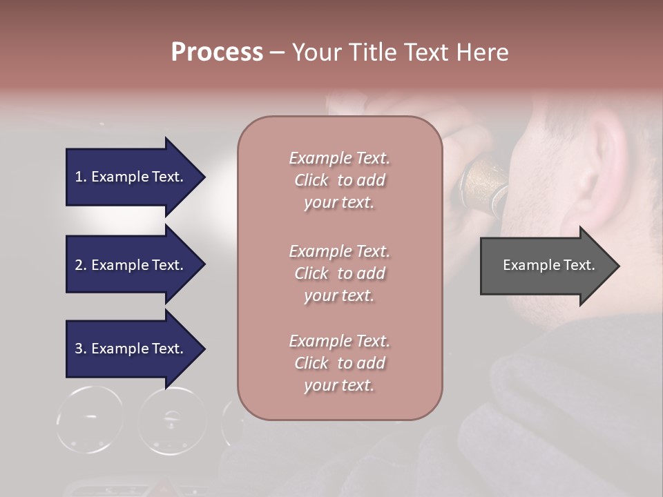 Driving Escape Mirror PowerPoint Template