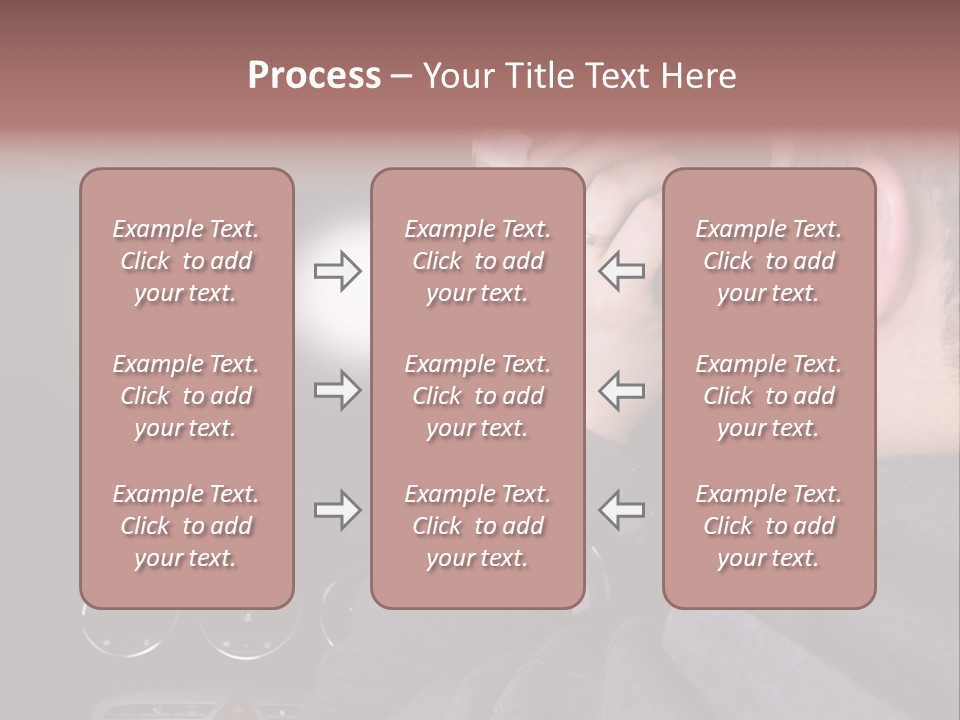 Driving Escape Mirror PowerPoint Template