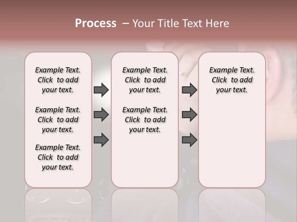 Driving Escape Mirror PowerPoint Template