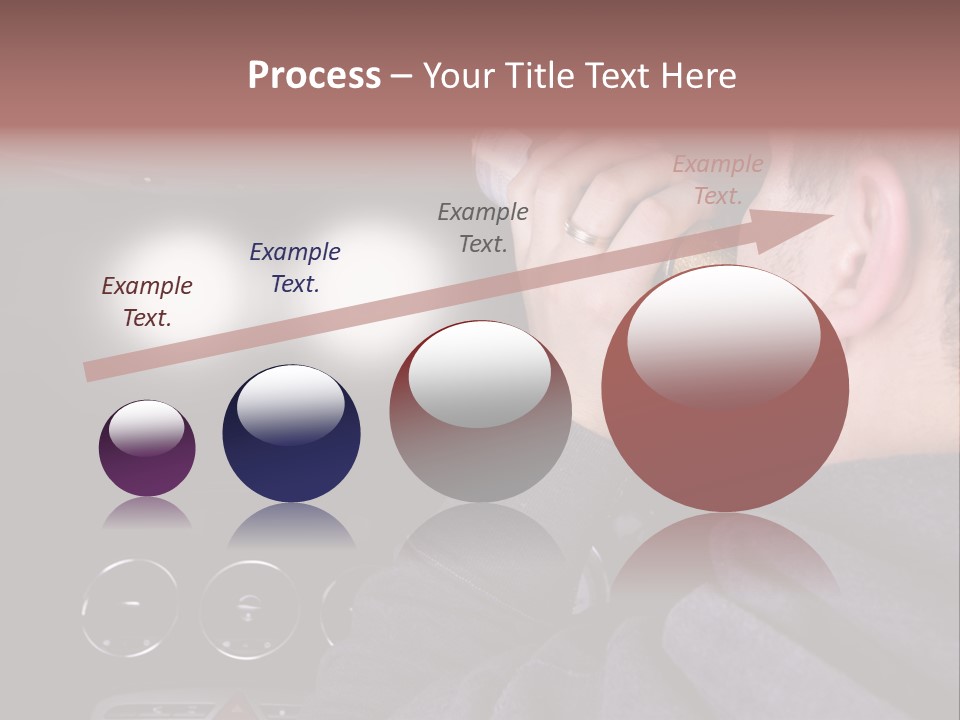 Driving Escape Mirror PowerPoint Template