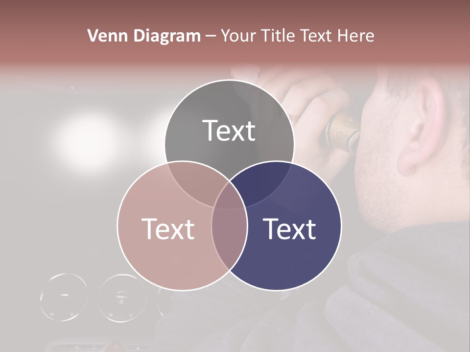 Driving Escape Mirror PowerPoint Template