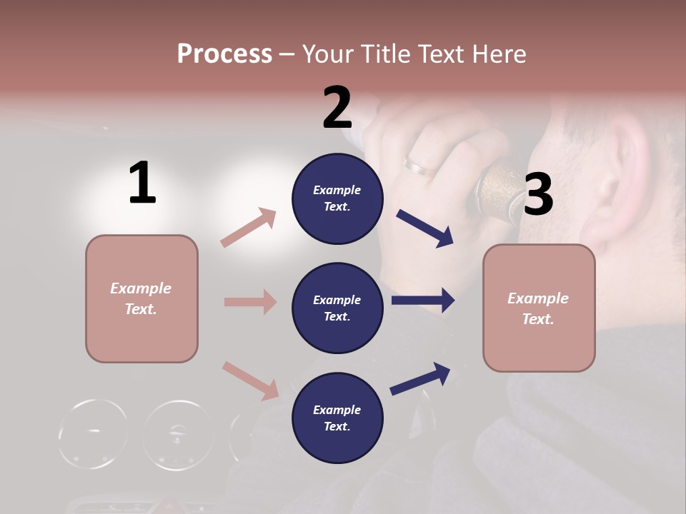Driving Escape Mirror PowerPoint Template