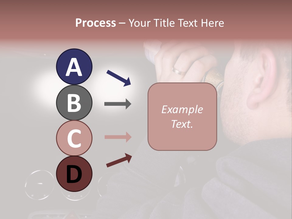 Driving Escape Mirror PowerPoint Template