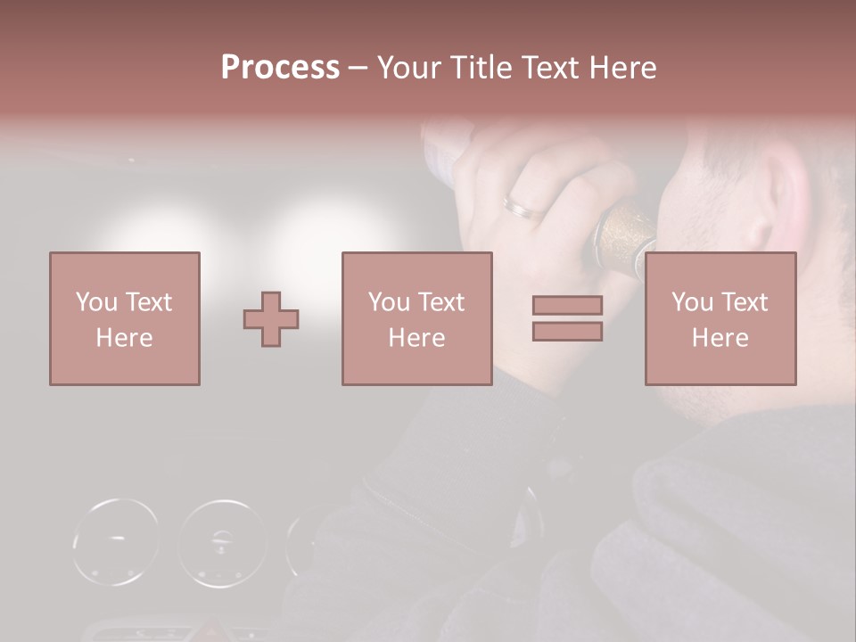 Driving Escape Mirror PowerPoint Template