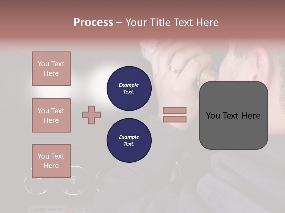 Driving Escape Mirror PowerPoint Template