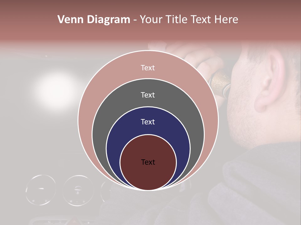 Driving Escape Mirror PowerPoint Template