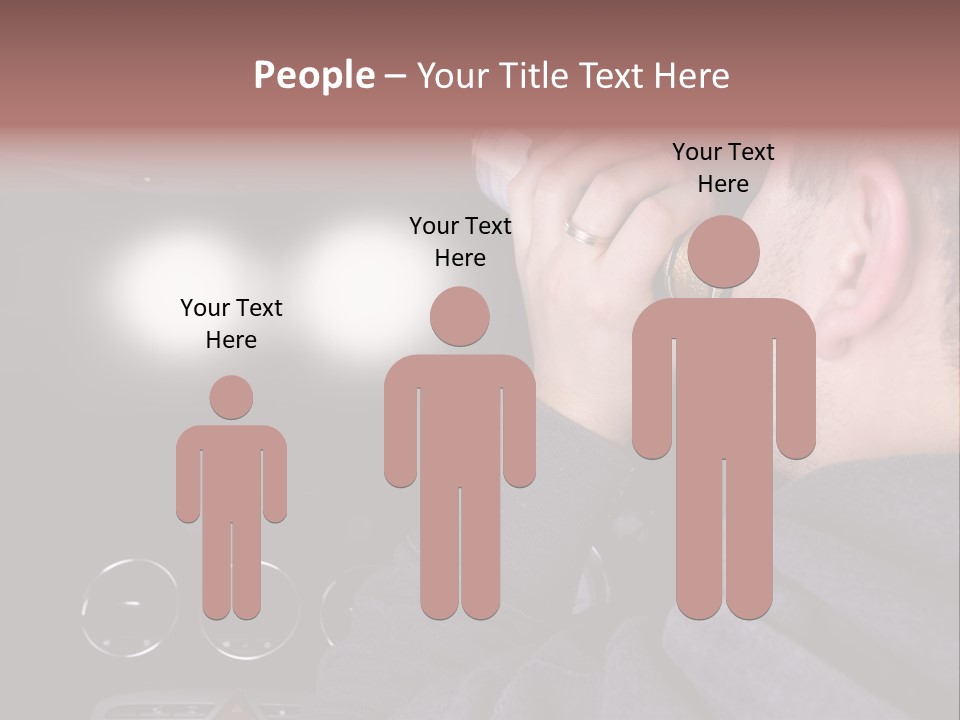 Driving Escape Mirror PowerPoint Template